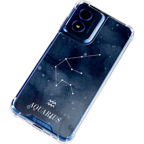 Aquarius Constellation Moto G 5G (2024) Clear Case